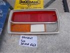 Peugeot 304 - PLASTICA fanale posteriore sx Sema 647